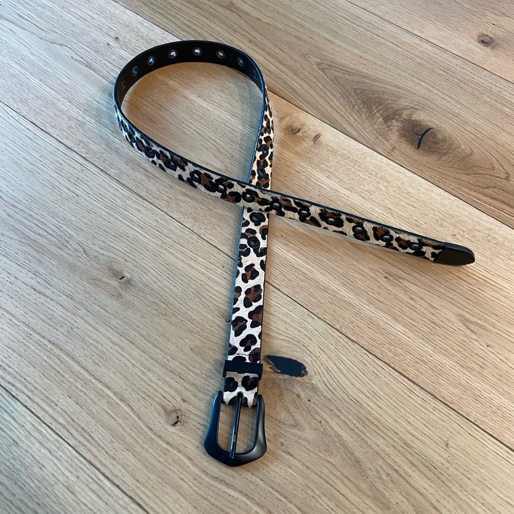 Paige cheetah belt